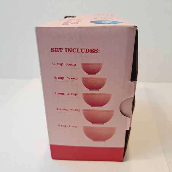 NEW Goodcook Sweet Creations 5pc Prep Bowl Set Pink Breast Cancer set - Picture 2 of 6